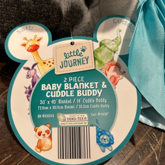 Baby blanket and cuddle buddy set - Picture 1 of 3